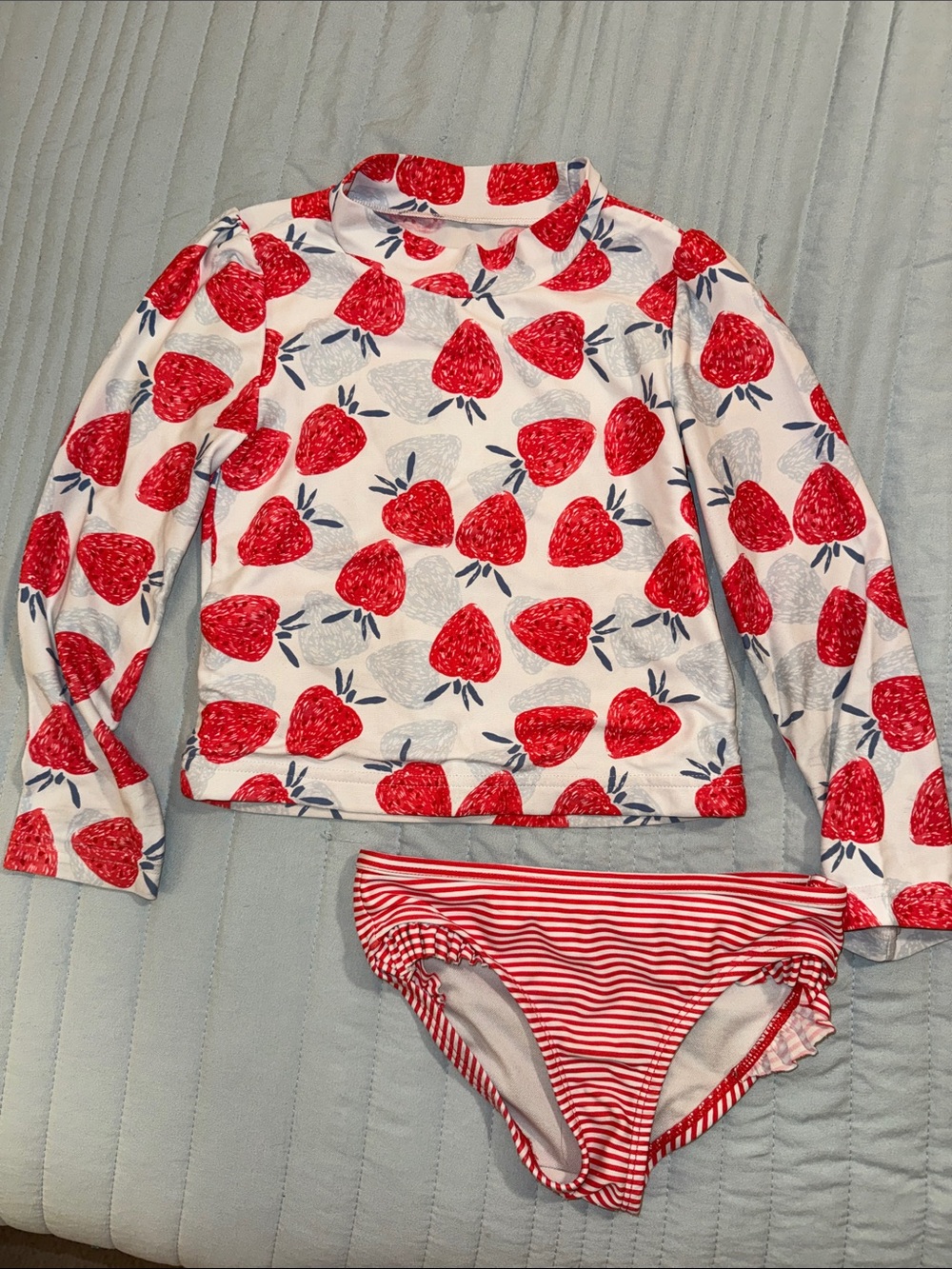Strawberry Two-Piece Bathing Suit